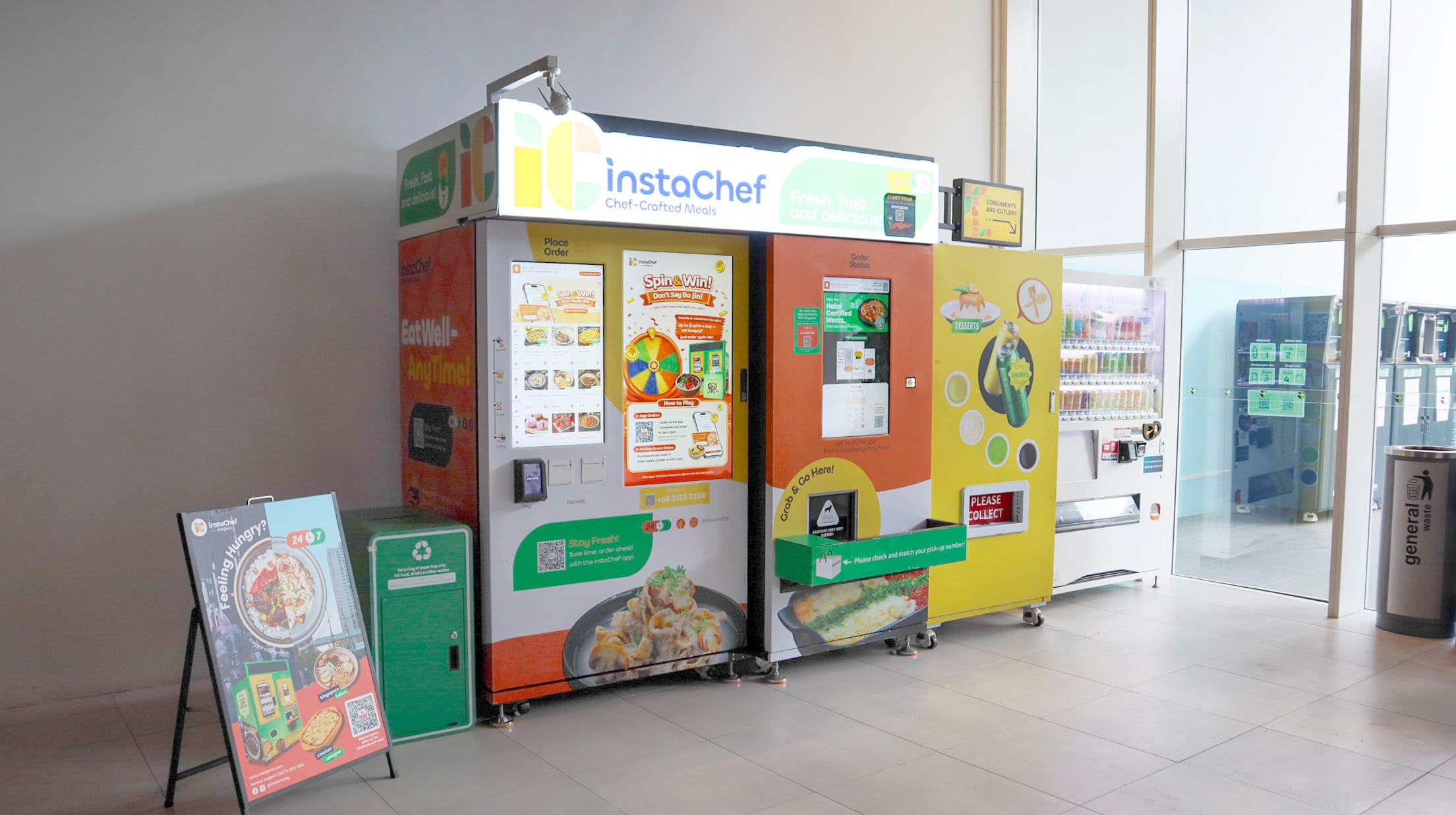 vending machines at North Agora